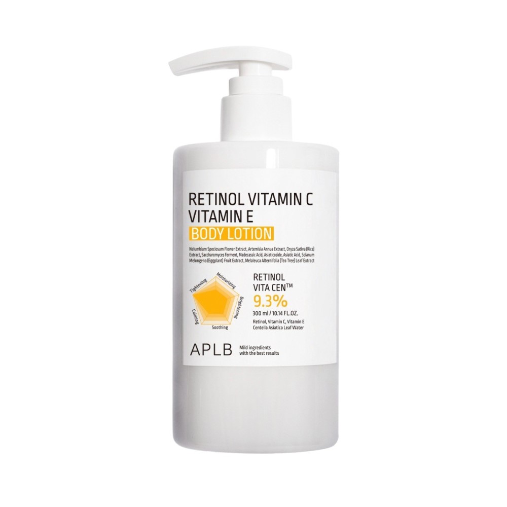 APLB Retinol Vitamin C Vitamin E Body Lotion 300ml