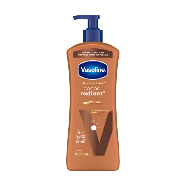 Vaseline Intensive Care Cocoa Radiant Body Lotion USA 600ml